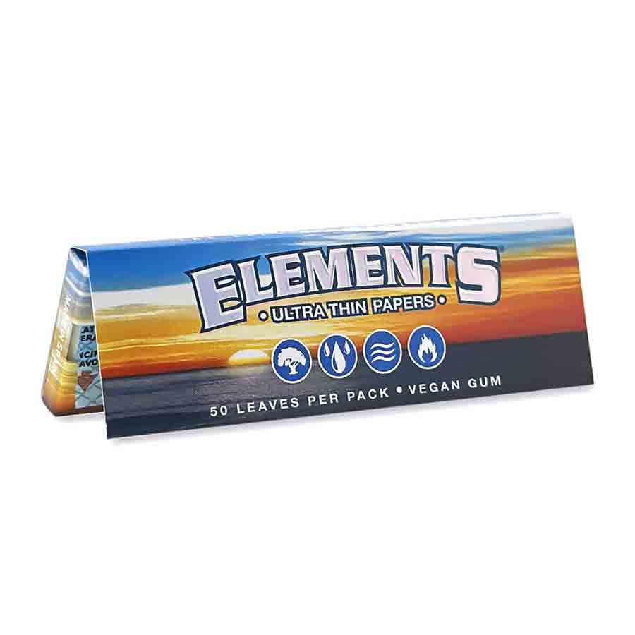 Elements Ultra Thin Rice Papers 1 1/4 product image | Puff N' Fly