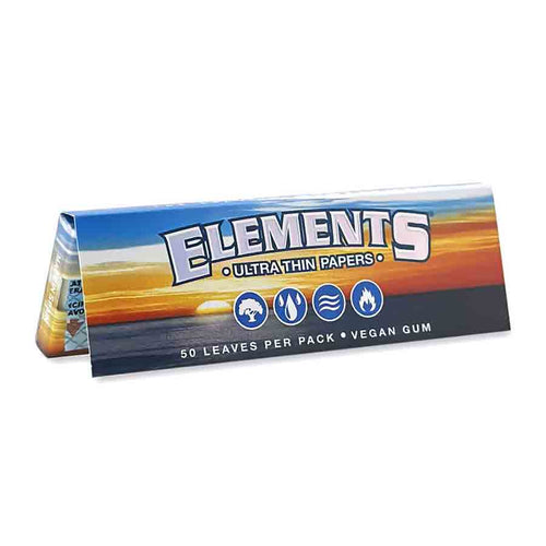 Elements Ultra Thin Rice Papers 1 1/4 product image | Puff N' Fly