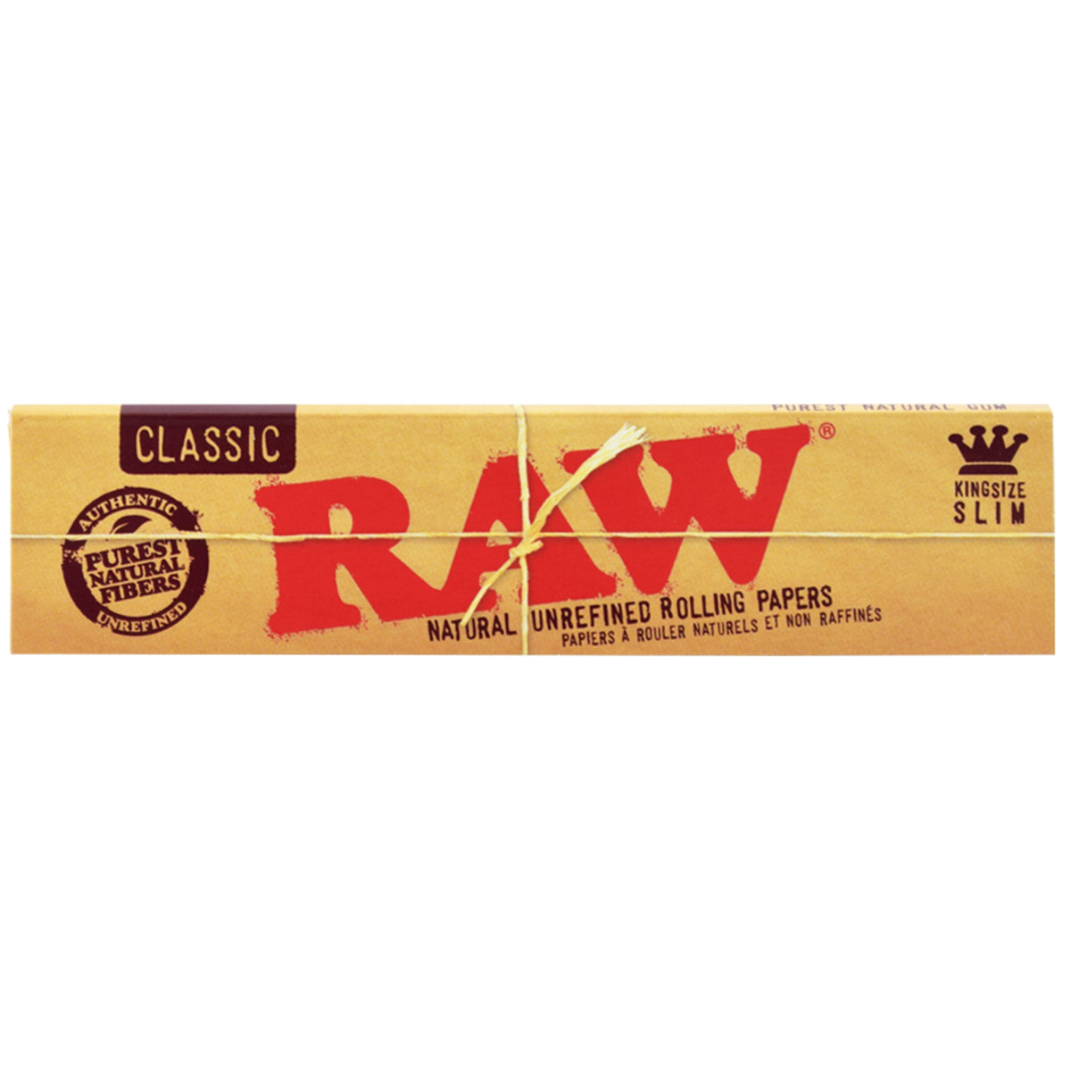 RAW Classic King Size Slim Rolling Papers product image | Puff N' Fly